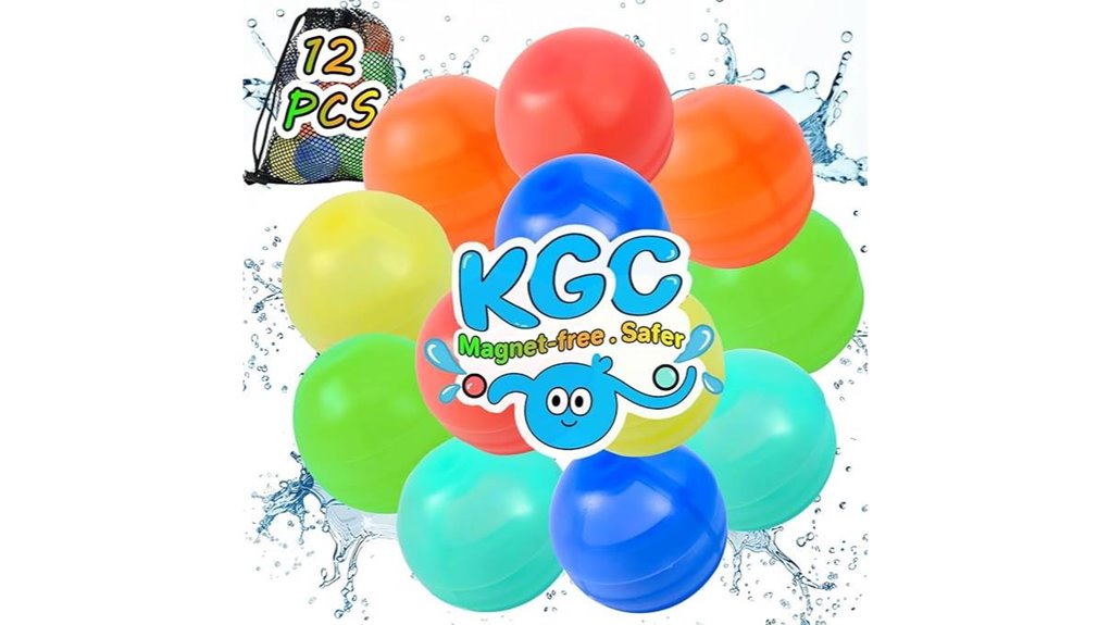 12 pack magnet free water balloons