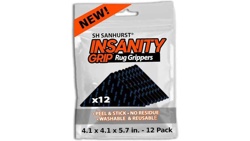 12 piece non slip carpet tapes