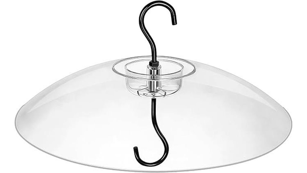 12 transparent squirrel rain guard