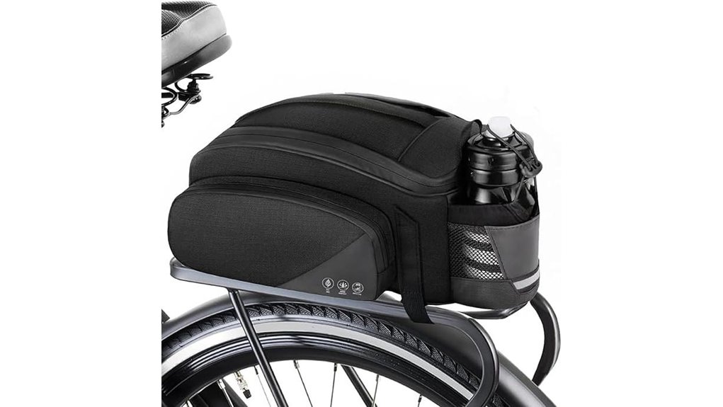 12l pocketed bike trunk