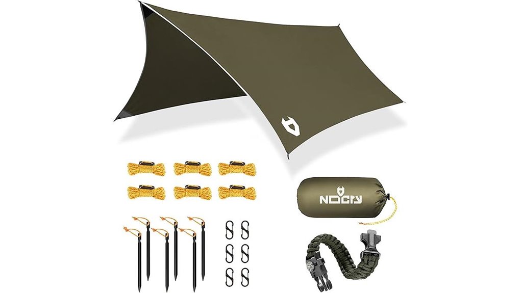 12x10 green waterproof tarp
