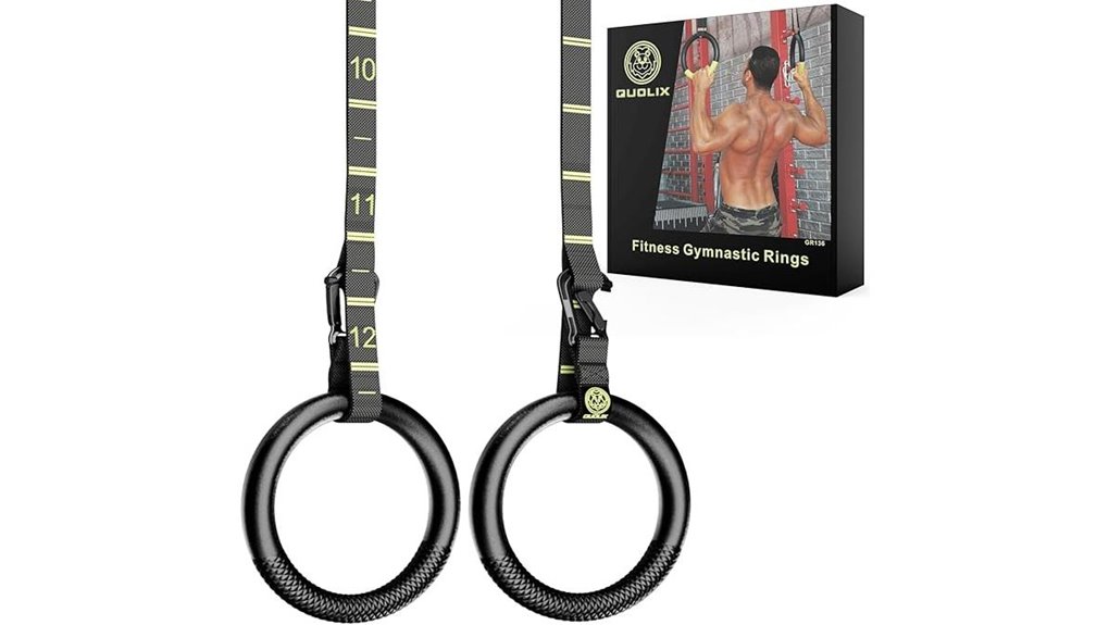 1300lb adjustable gymnastic rings
