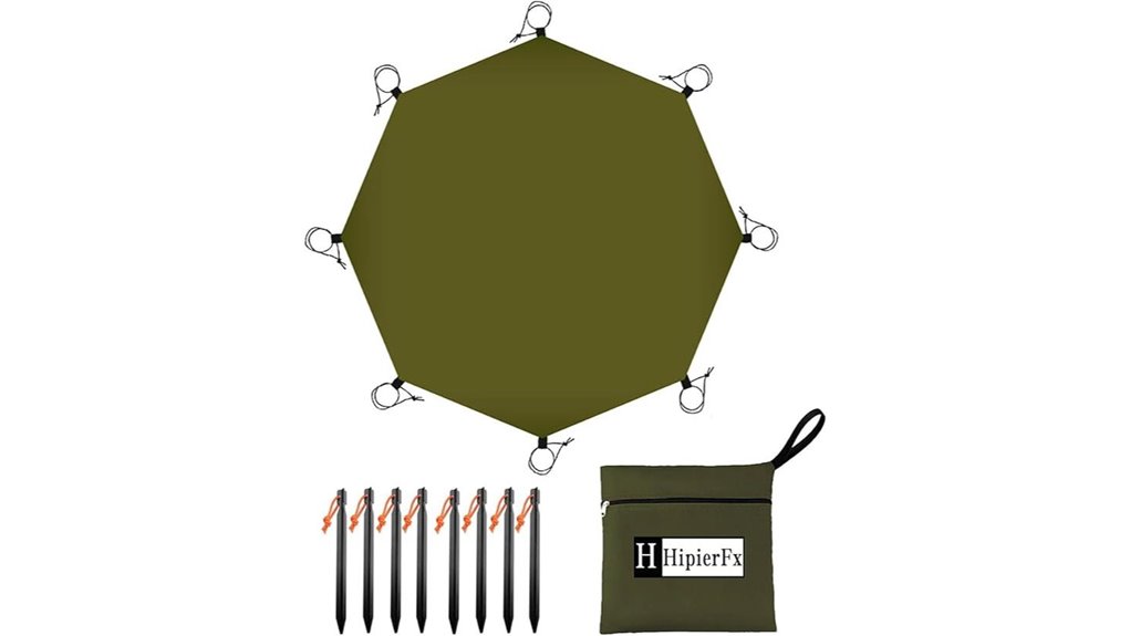 13 5ft waterproof tent groundsheet