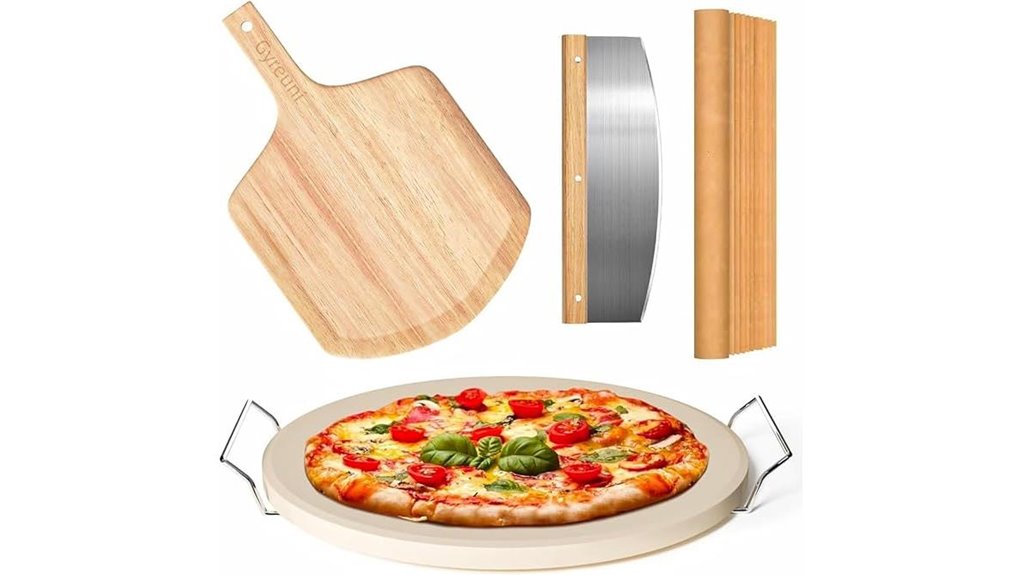 13 inch pizza stone kit