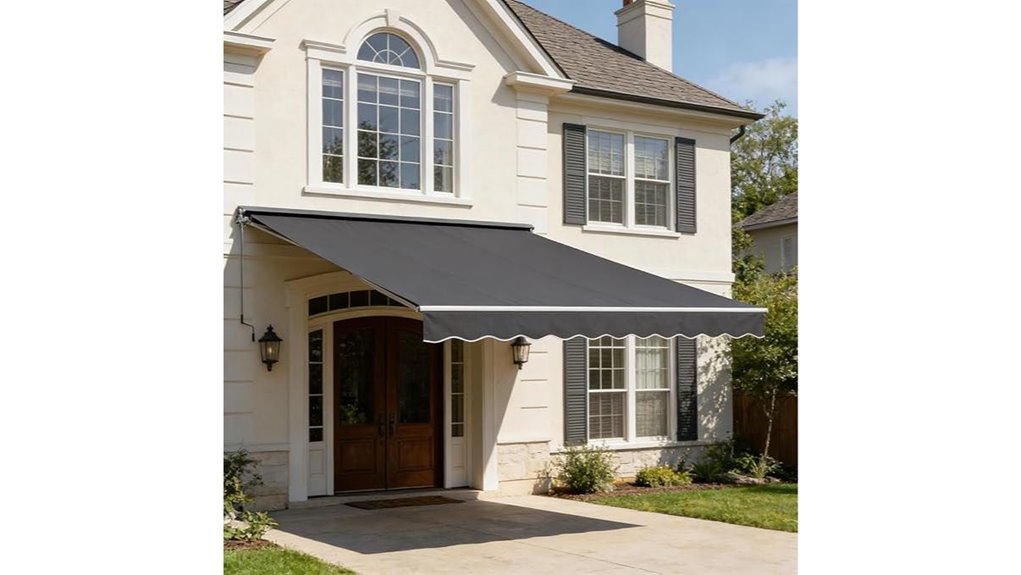 13x10 waterproof manual awning