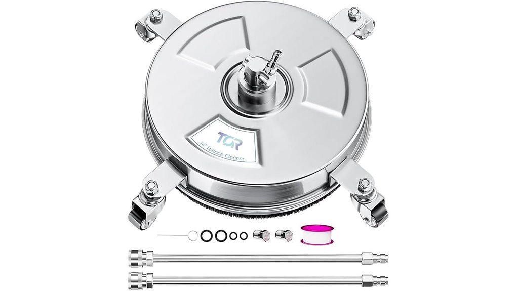 14 inch stainless steel cleaner