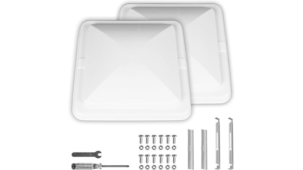 14 inch white rv vents