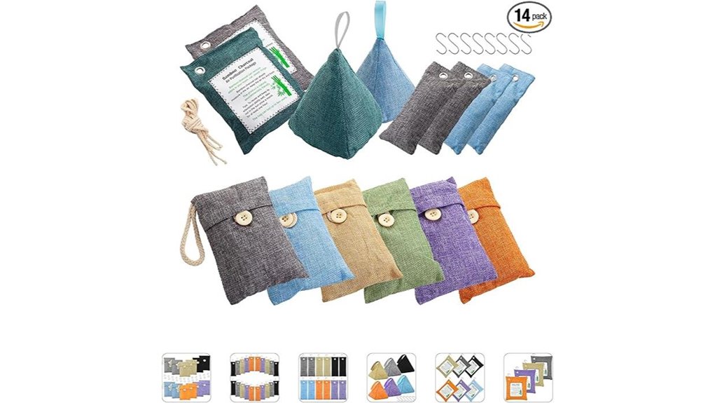 14 pack bamboo charcoal absorber