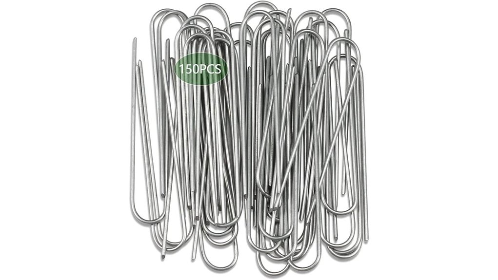 150 pack galvanized garden stakes