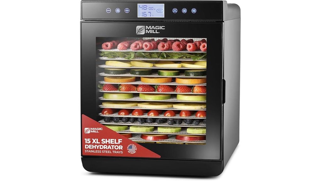 15 tray 800w food dehydrator