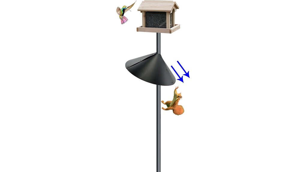 16 5 inch squirrel pole mount