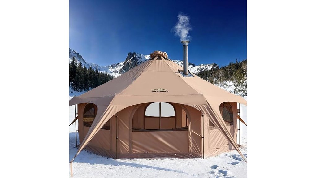 16 5ft canvas bell yurt