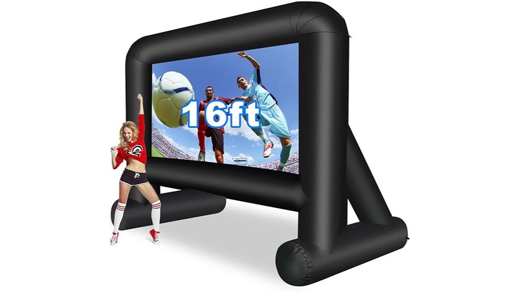 16 foot inflatable screen blower