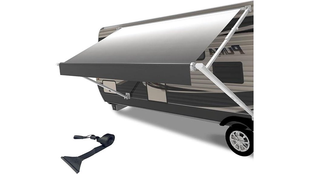 16ft grey 18 5oz awning