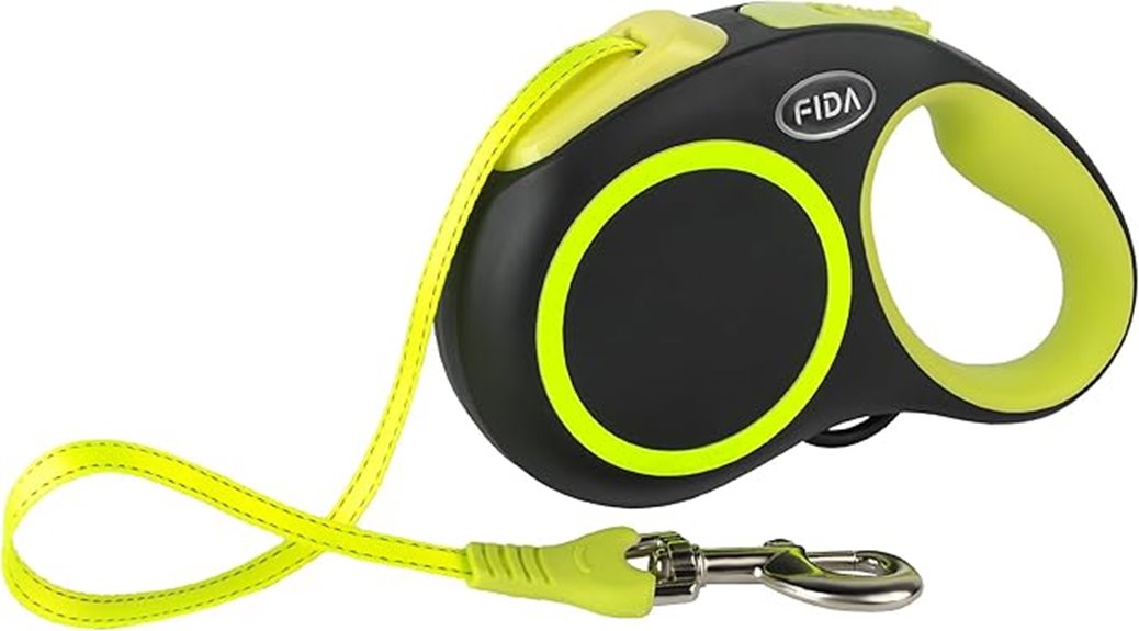 16ft reflective retractable leash