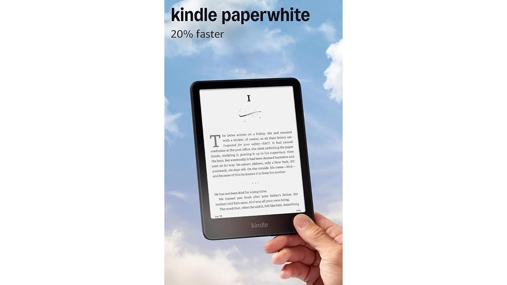 16gb glare free black reader