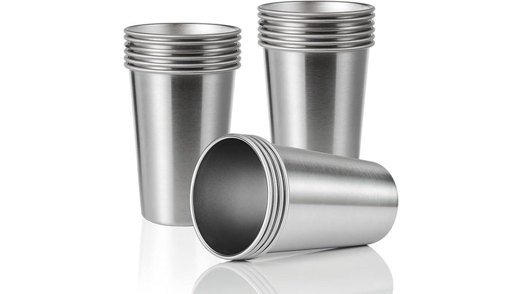 16oz stainless steel cups