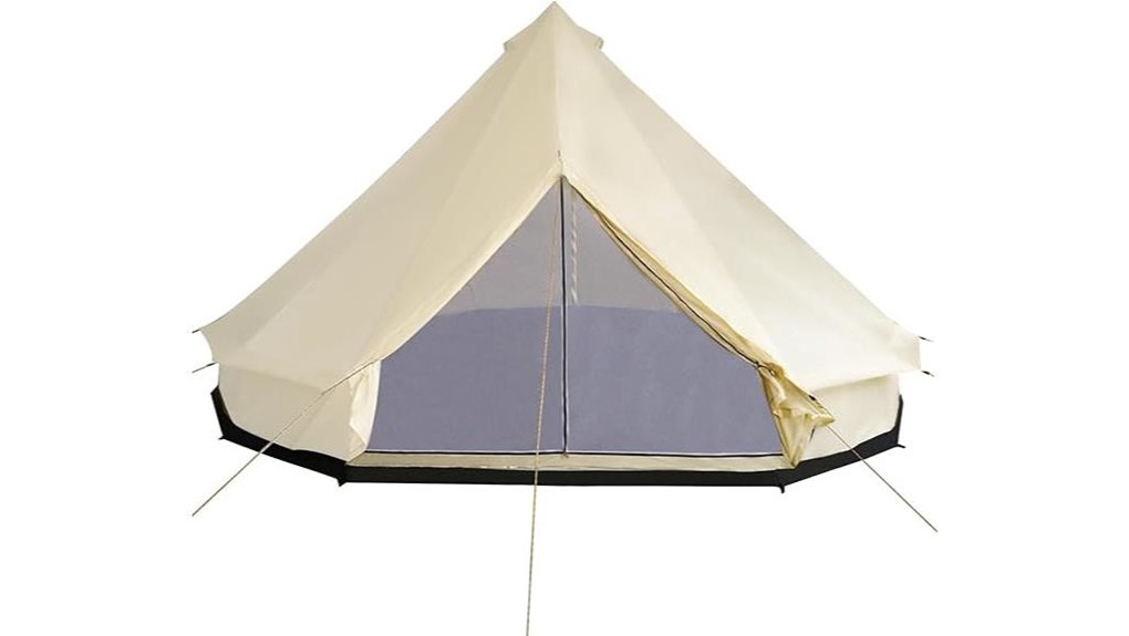 16x16 10 person glamping yurt