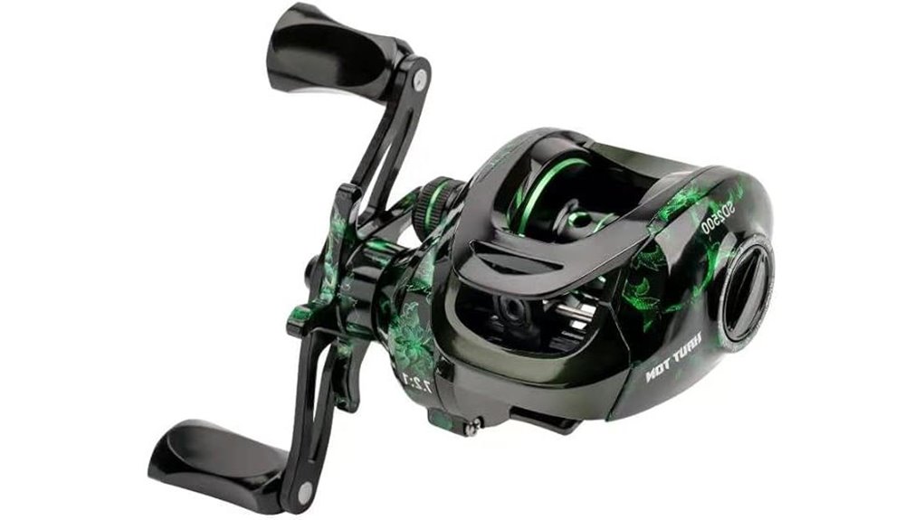18 bearing magnetic baitcast reel