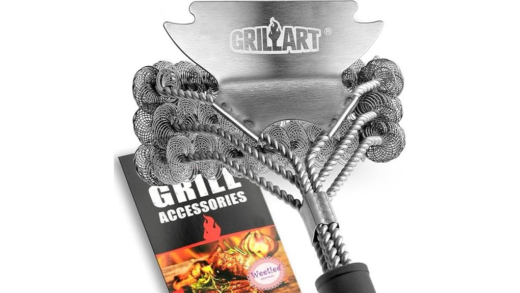 18 inch bristle free grill cleaner