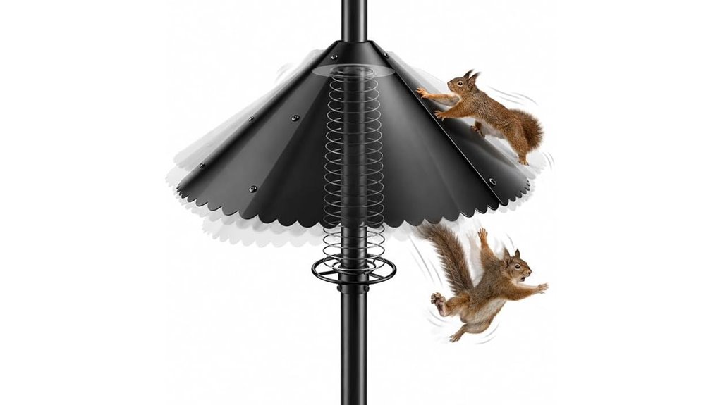 18 inch metal squirrel baffle