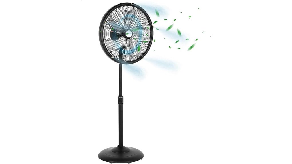 18 inch outdoor misting fan