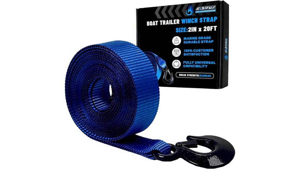 18k lb boat winch strap