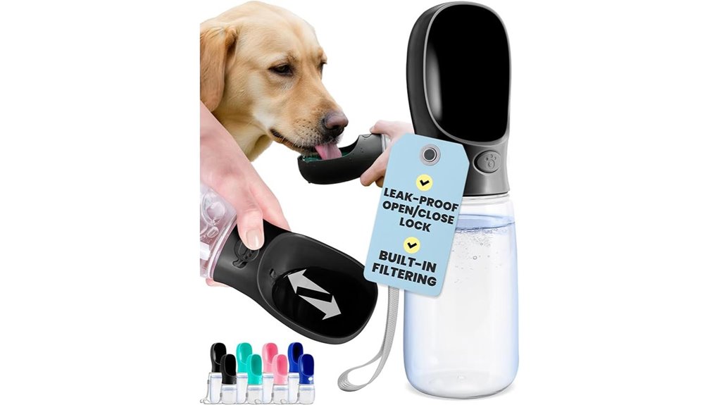 19oz bpa free dog bottle