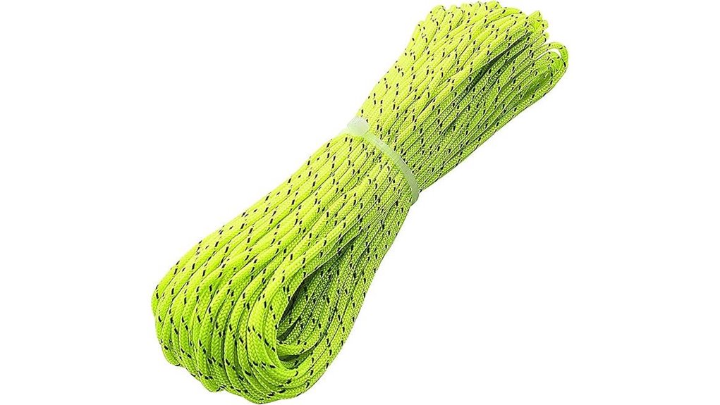 1 8mm fluorescent 65ft paracord