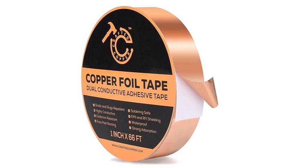 1 inch copper double sided tape