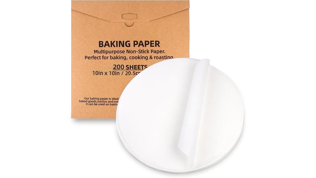 200 10 inch round parchment