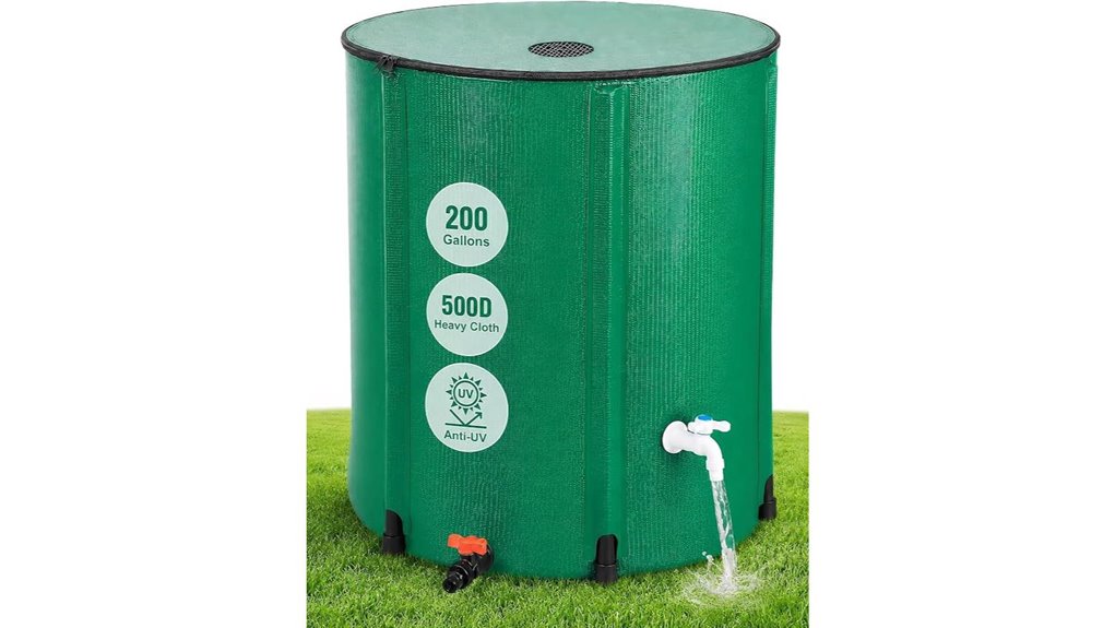 200 gallon collapsible rain barrel