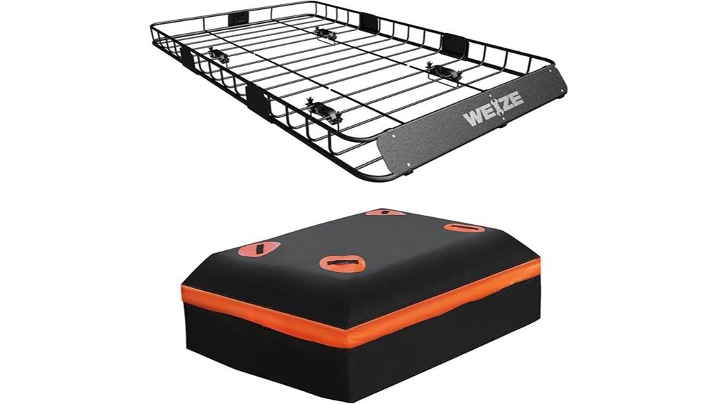 200 lbs roof rack basket