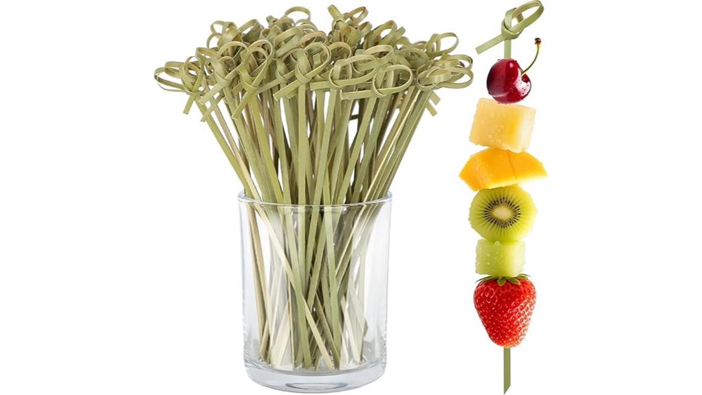 200 long bamboo skewers