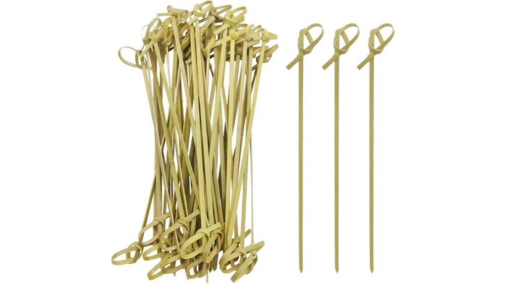 200pcs bluetop bamboo picks