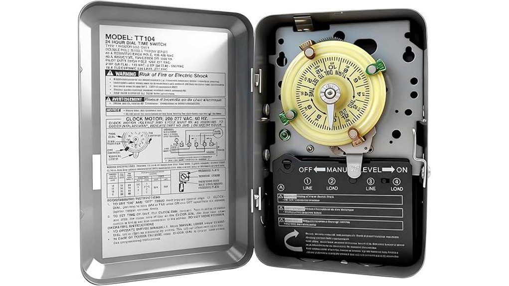 208 277vac 40a pool timer