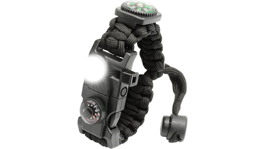 20 in 1 paracord survival light