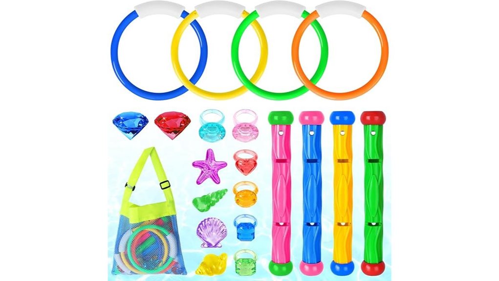 20 piece pool ring bag