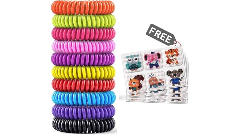 20 piece waterproof mosquito bracelet