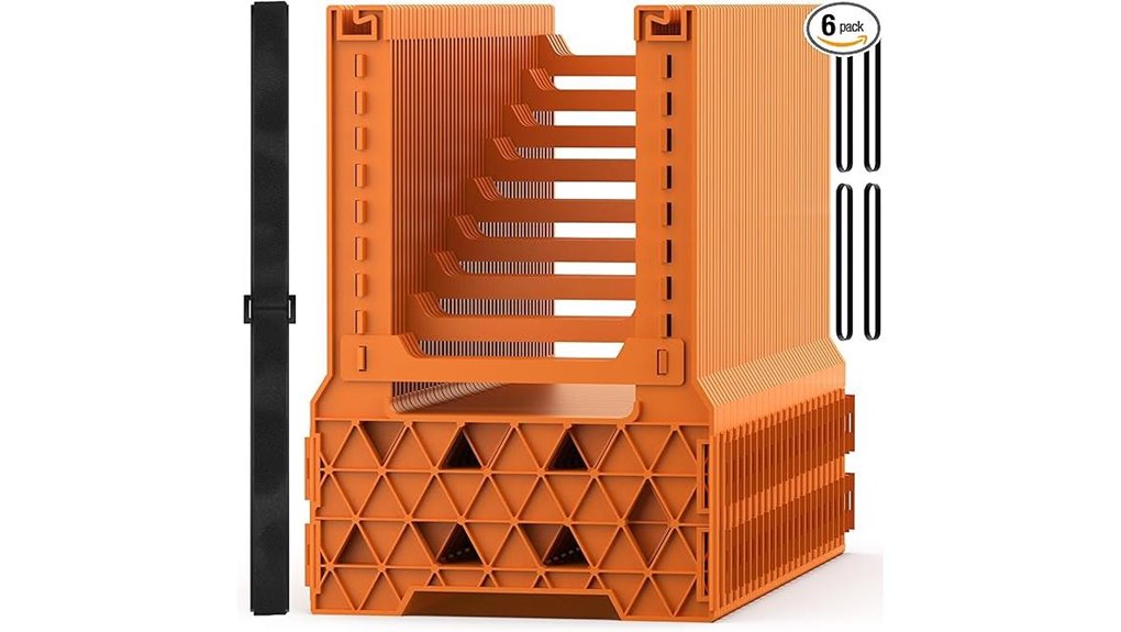 20ft blaze orange rv support