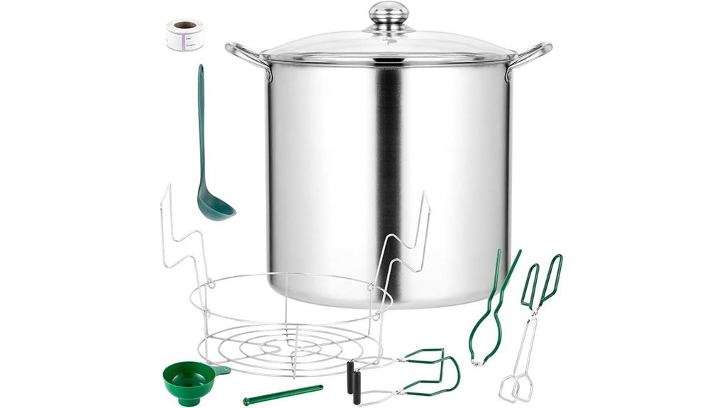 21 5qt stainless canning set