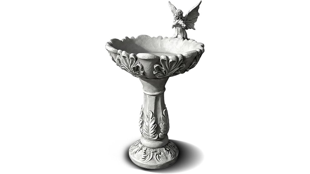 22 4 inch weather resistant bird bath