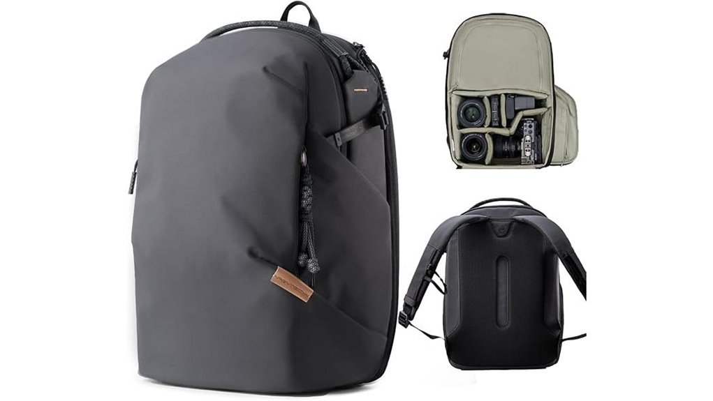 22l water resistant camera backpack