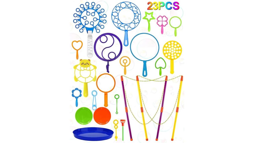 23 piece giant bubble wand