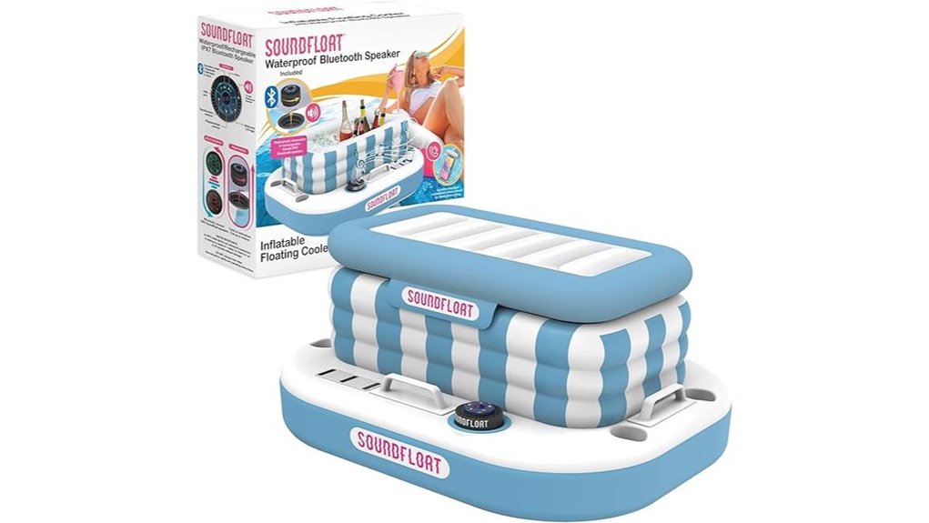 24 can inflatable bluetooth cooler