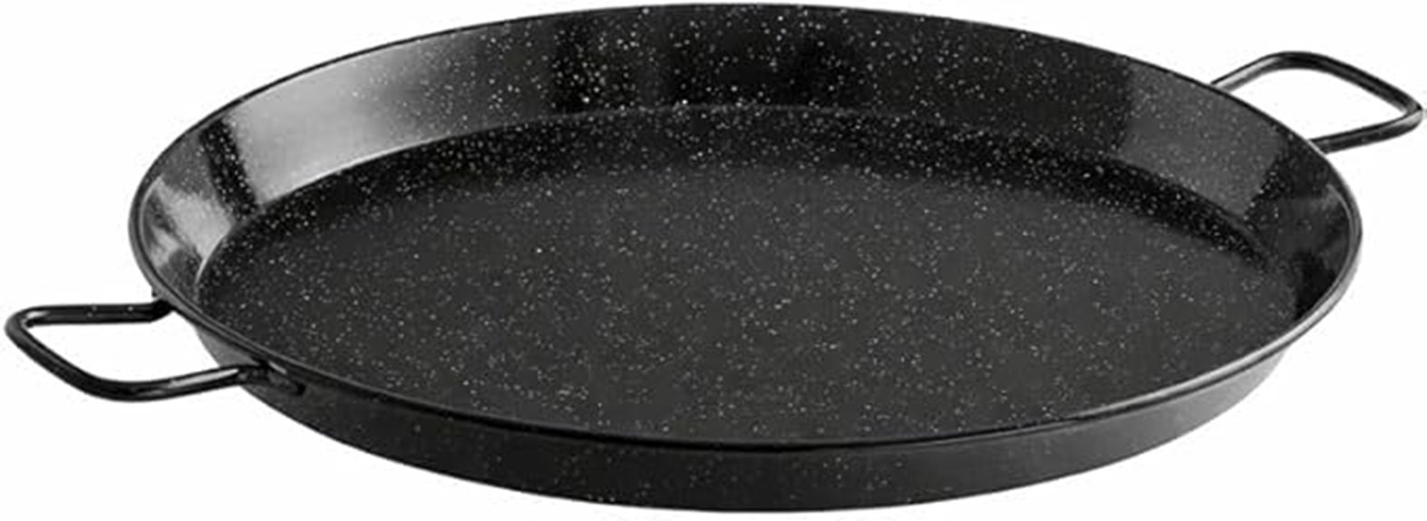24 inch enameled paella pan
