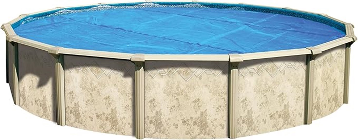 24 inch solar pool cover