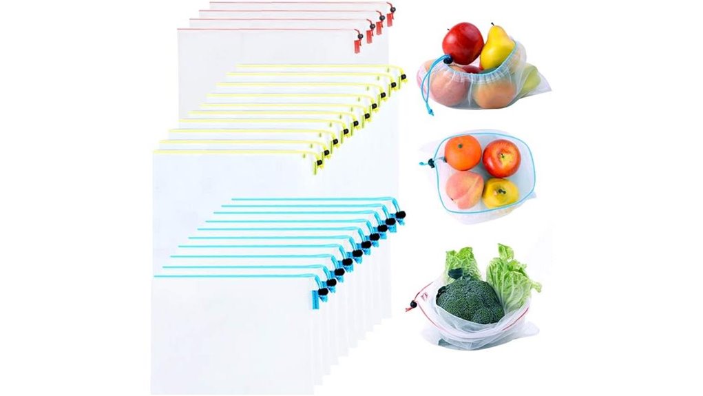 24 pack mesh produce bags