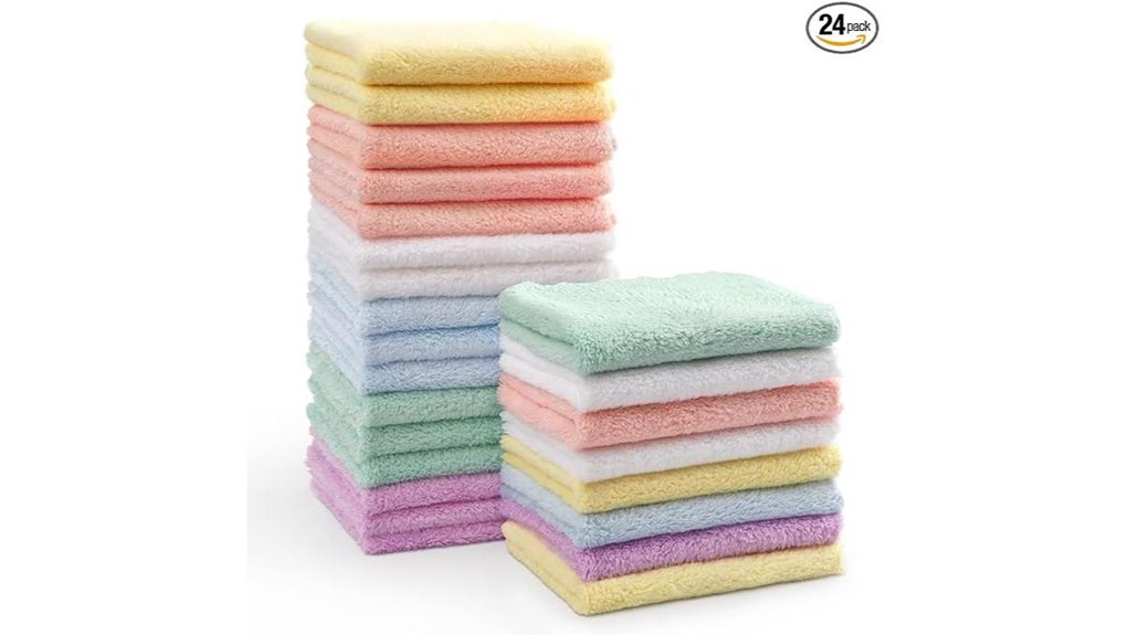 24 pack microfiber baby washcloths