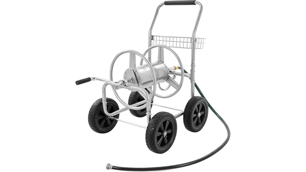 250 foot heavy duty hose cart